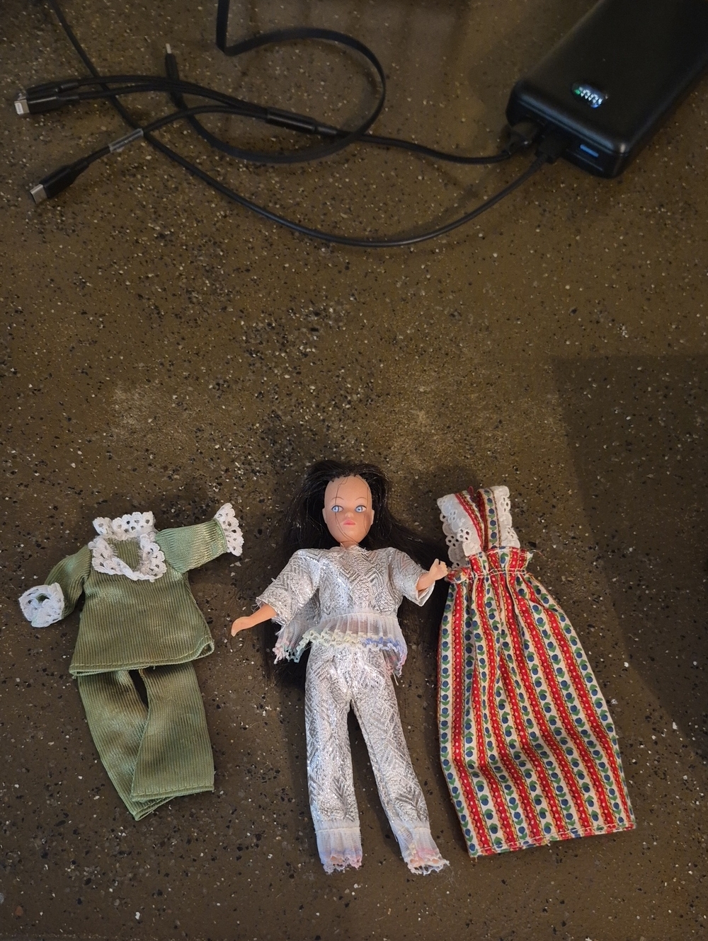 Tricky Micky Doll with 3 Outfits 70s
